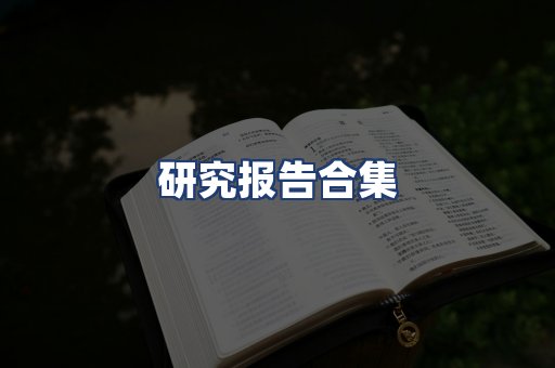 研究报告合集